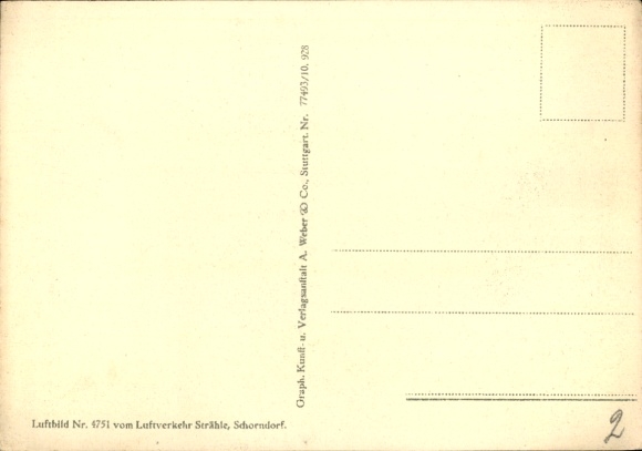 Postcard Illingen in Württemberg, aerial photograph