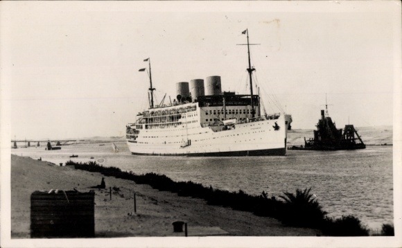 Beeld Egypte, schip Strathaird