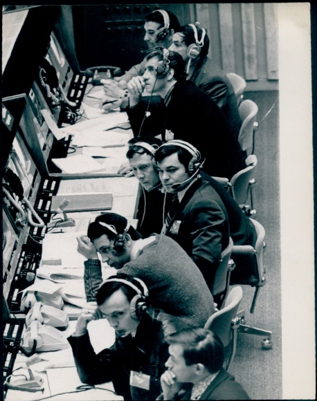 Photo Soyuz Apollo Program 1975, Soviet Flight Control Center