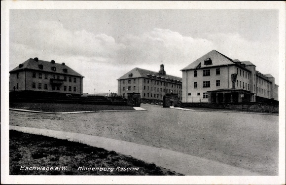 Postcard Eschwege in the Werra Meißner district, barracks of the Hindenburg barracks