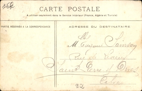 Ak Colombes Hauts de Seine, stationspoorzijde