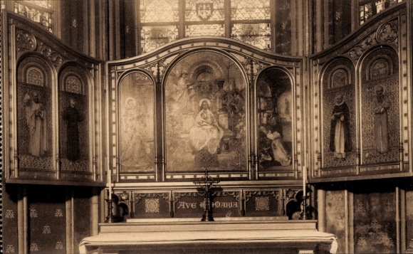 KP Antwerp Flanders, ołtarz kaplicy św. Łukasza, Albrecht DE VRIENDT, przedstawienia religijne