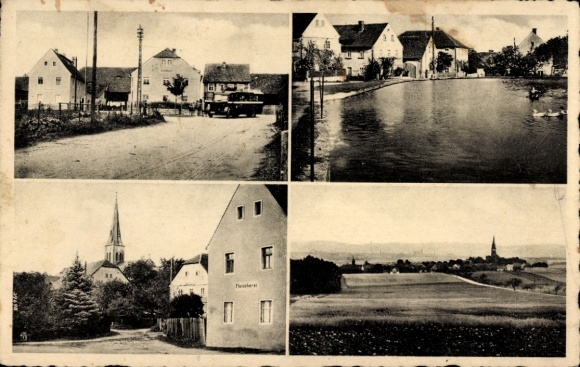 Ak Quatitz Großdubrau in Sachsen, Teilansichten