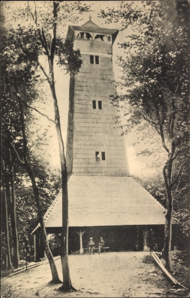 Postcard Rimbach in the Odenwald, Tromm, Irene Tower
