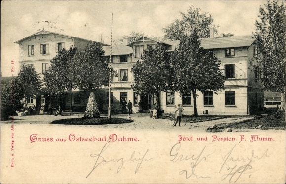 Ak Ostseebad Dahme in Holstein, Hotel en Pension F. Mumm
