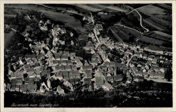 Ak Haiterbach im Schwarzwald, Fliegeraufnahme