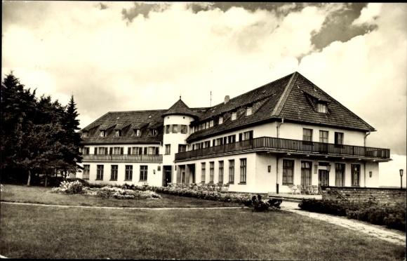 Postcard Drenke Beverungen in North Rhine-Westphalia, Werner-Bock-School