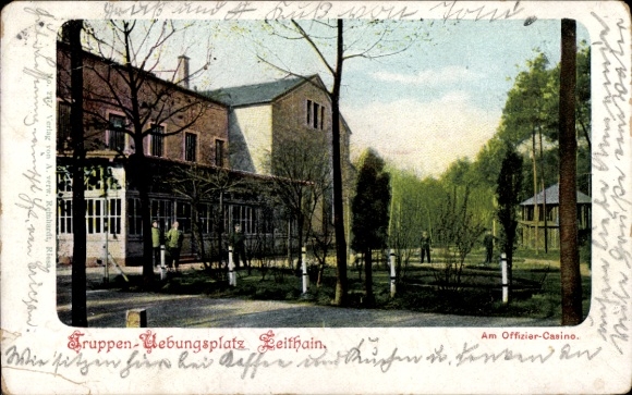 Postcard Zeithain in Saxony, military training area, officers' mess