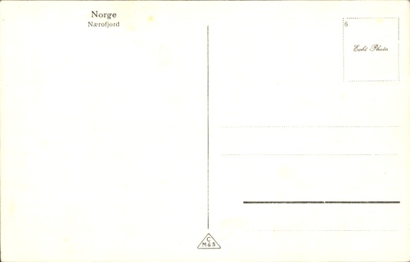 Ansichtkaart Gudvangen Noorwegen, Nærøfjord, stoomboot