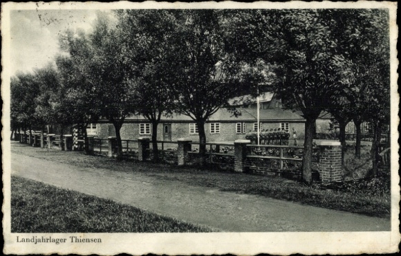 Ak Thiensen Ellerhoop in Holstein, Landjahrlager