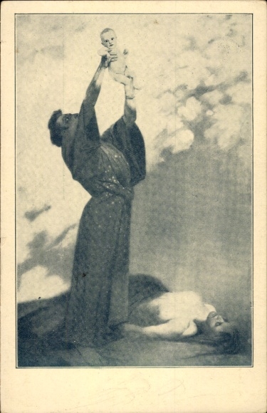 Artist Postcard Fahrenkrog, L., New Life