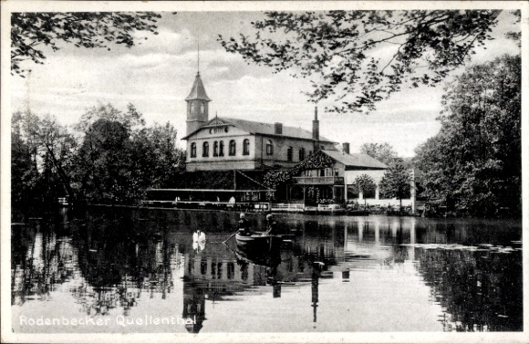 Postcard Hamburg Wandsbek Bergstedt, Rodenbeker Quellental, Restaurant