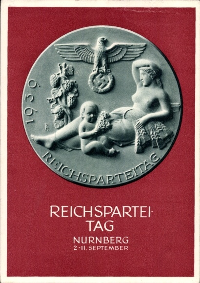 Ganzsachen Ak Nürnberg, Reichsparteitag 1939, Reichsparteitag des Friedens