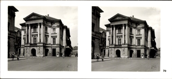 Stereofoniczny obraz przestrzenny zdjęcie Praga Praga, Stare Miasto, Teatr Estates, Teatr Niemiecki