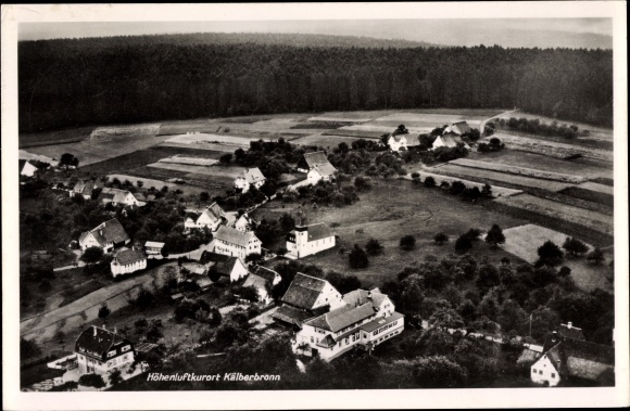 PC Kälberbronn Pfalzgrafenweiler in the Black Forest, aerial photograph, general view of the village