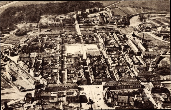 PC Saarlouis in Saarland, aerial view
