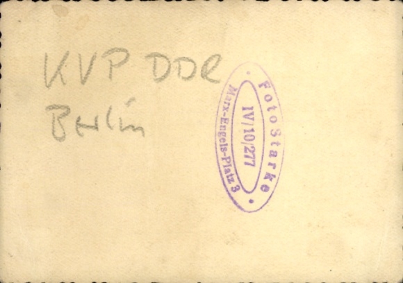 Photo Berlin, KVP Barracked People's Police of the GDR, Guard of Honor, Soviet Memorial, Wreaths