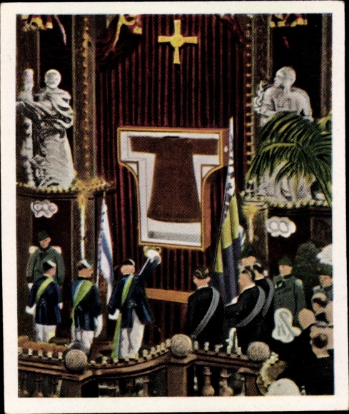 Collector's picture The post-war period No. 219, August 1933, The Holy Rock of Trier, student delegation