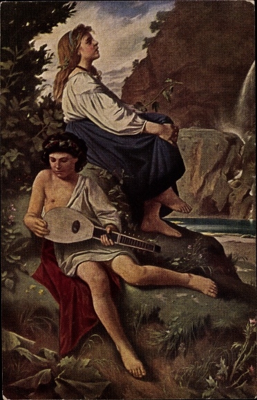 Artist PC Feuerbach, Anselm, lute player