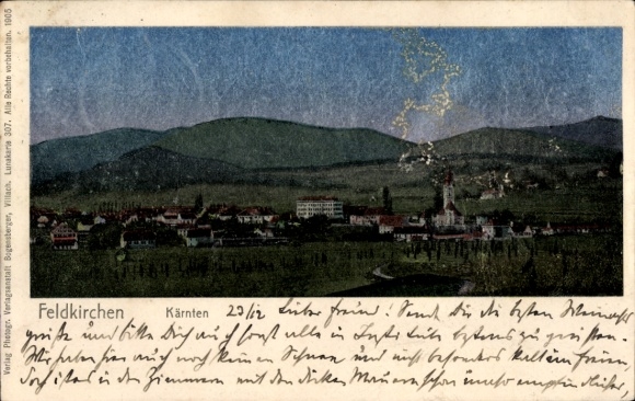 Luna Postcard Feldkirchen Carinthia, general view