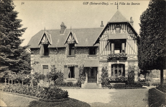 Ak Gif Essonne, La Villa des Sources