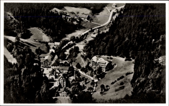 Ak Bad Rippoldsau Schapbach im Schwarzwald, Fliegeraufnahme