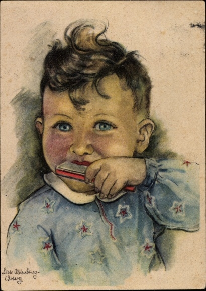 Artist PC Oldenburg Wittig, Lotte, child portrait