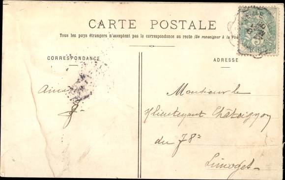 Postcard Paris, The Bird Charmer at the Tuileries, Marguerite