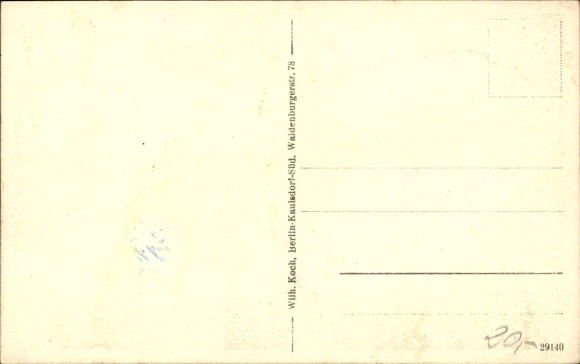 Postcard Ludwigsfelde in Brandenburg, Alter Krug, settlement, Siethener See
