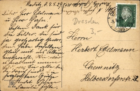 Postcard Dresden Tolkewitz, Donath's New World, Nenke and Ostermaier, No. 102