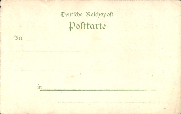 Litografia Hamburg Mitte Altstadt, Powszechna Wystawa Ogrodnicza 1897