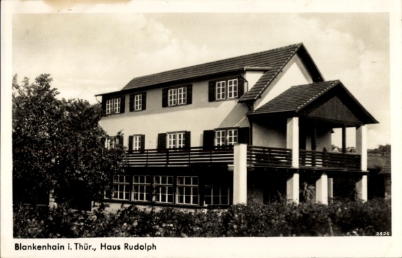 Postcard Blankenhain in Thuringia, Haus Rudolph