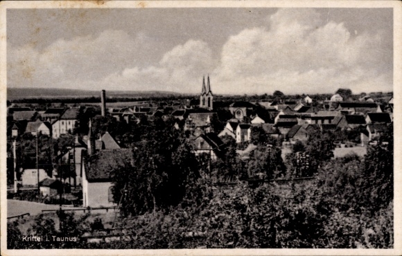 Postcard Kriftel im Taunus, total view