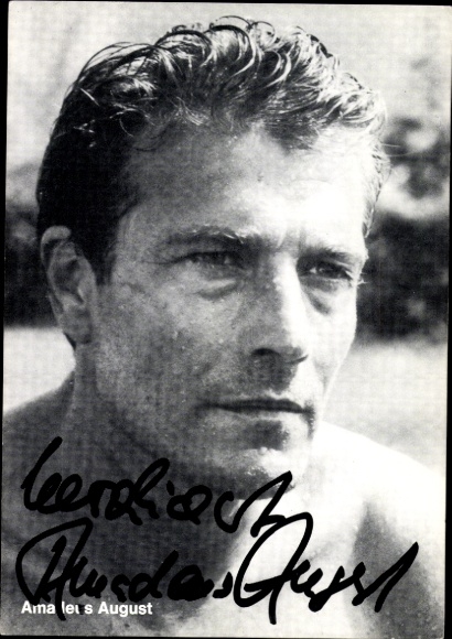 Ak Schauspieler Amadeus August, Portrait, Autogramm