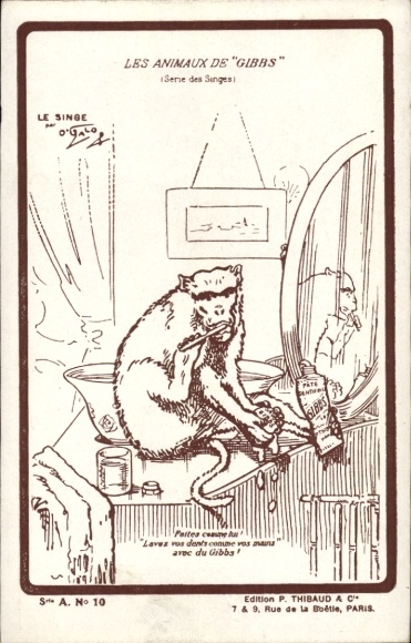 CPA Advertising, Dentifrices Gibbs