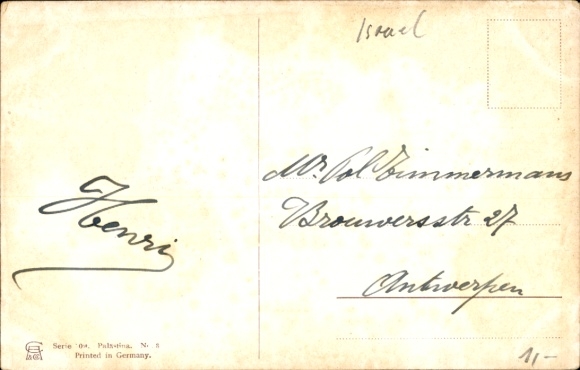 Artist Postcard Perlberg, F., Tiberias Israel, Panorama, See Galilee
