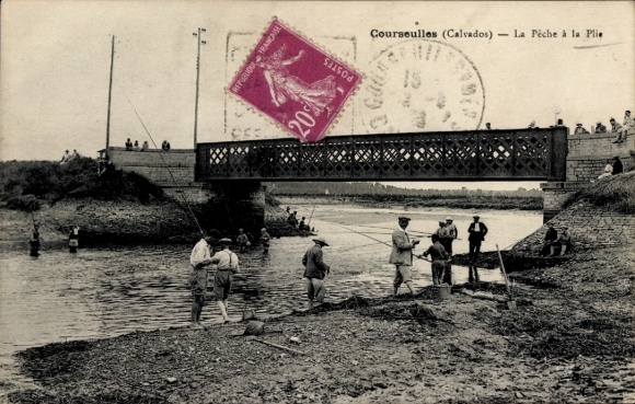 CPA Courseulles-sur-Mer Calvados, Peche