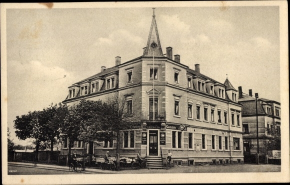 Ansichtkaart Dresden Leuben, restaurant voor recreatie