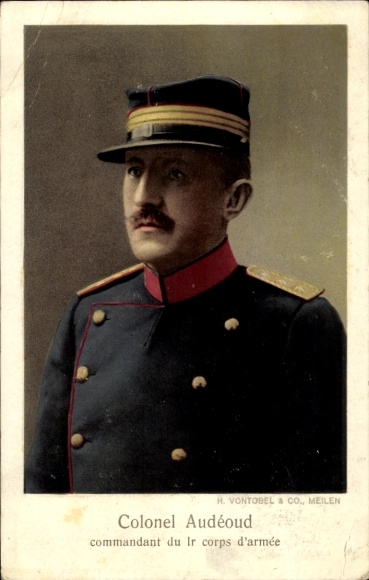 CPA Colonel Audeoud, Commandant du Ir Corps d'Armee