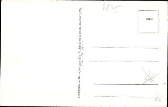 Postcard Stenum Ganderkesee Lower Saxony, sun sanatorium