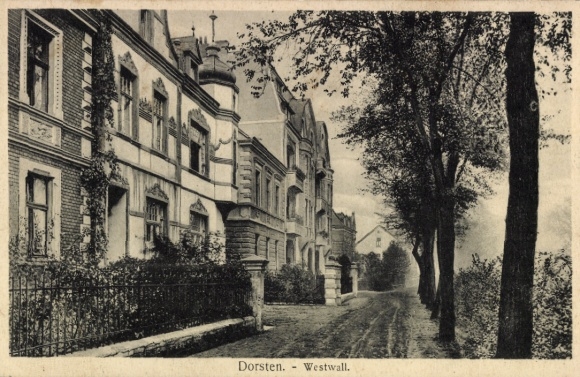 Postcard Dorsten in Westphalia, Westwall