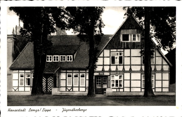 Ak Lemgo Lippe, Blick auf die Jugendherberge