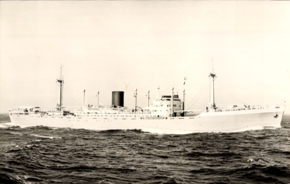 Postcard MS Slamat, KRL