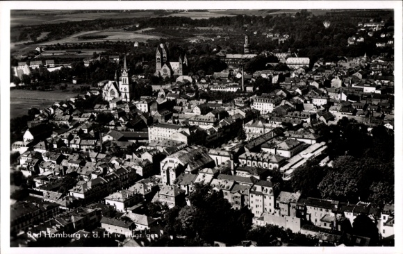 Postcard Bad Homburg vor der Höhe Hessen, aerial photograph