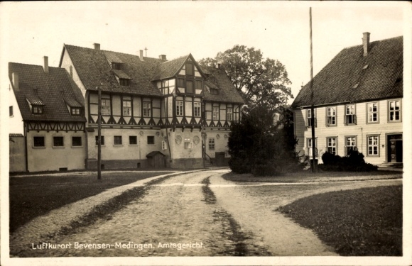 Postcard Bad Bevensen in Lower Saxony, district court