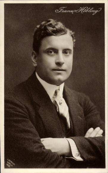 Zdjęcie KP aktor Franz Hobling, portret