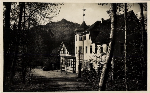 Postcard Römhild in Thuringia, Hotel Pension Waldhaus