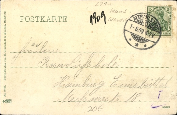 PC Hamburg Wandsbek Rahlstedt Altrahlstedt, Bahnhofshotel, owner Jonny Godknecht