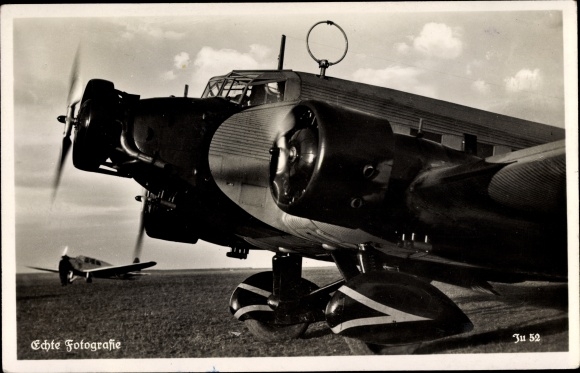 Ak Deutsches Kampfflugzeug, Junkers Ju 52, Luftwaffe, Wehrmacht