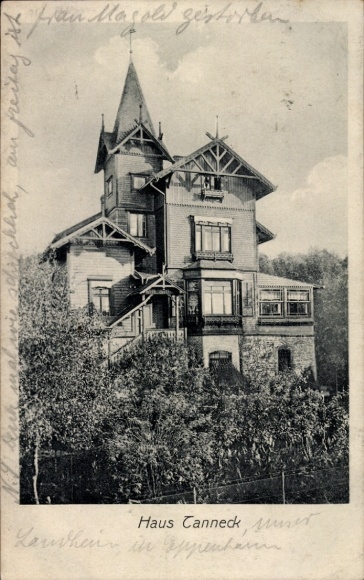 Ak Heppenheim an der Bergstraße, Haus Tanneck